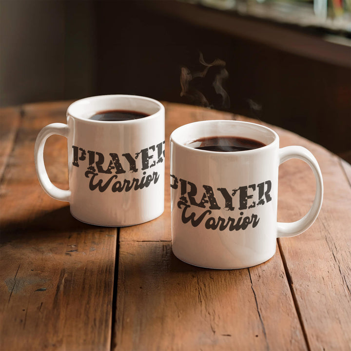 Prayer Warrior Ceramic Mug – Gift for Her - Gift for Him