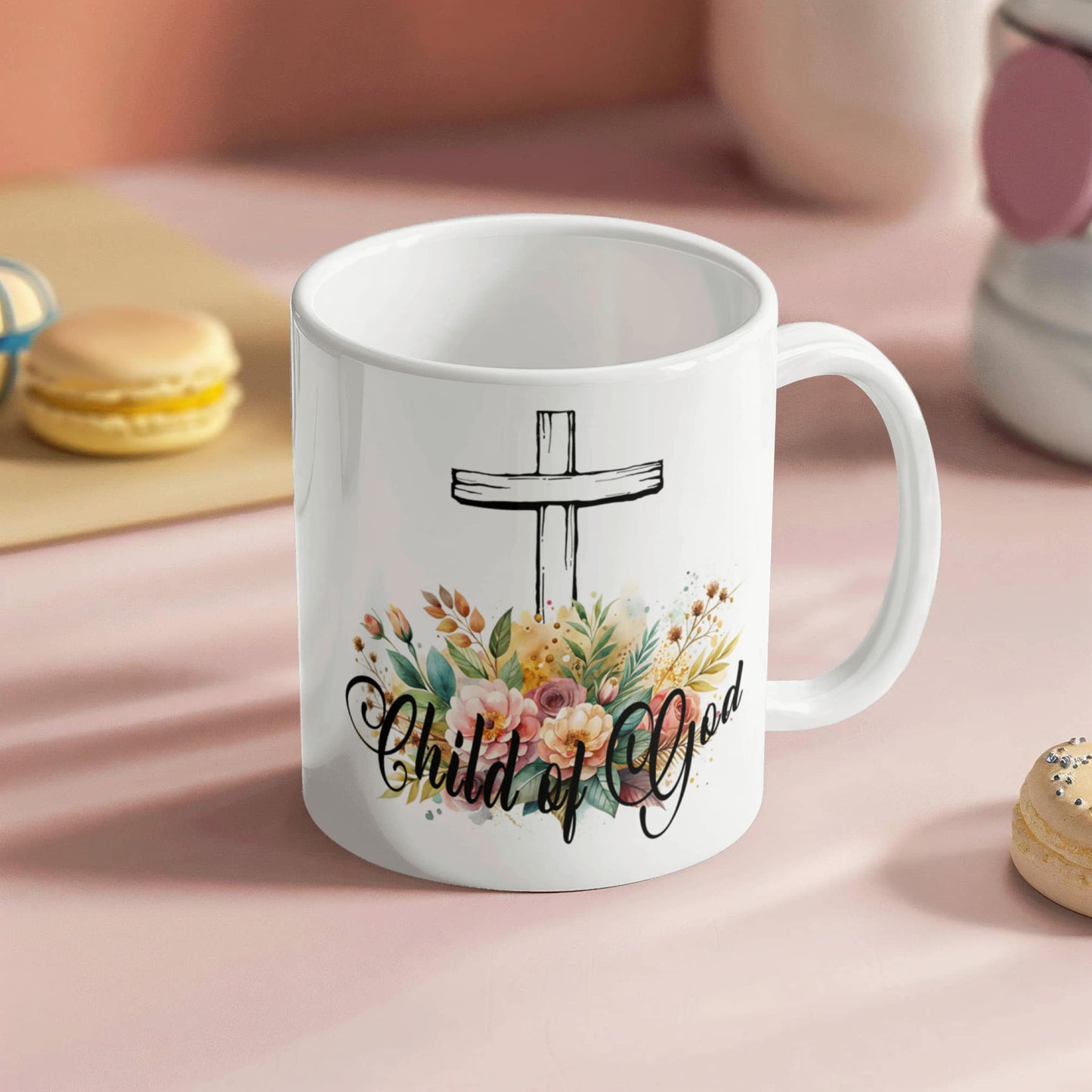 Child Of God - White Ceramic Mug 11oz. & 15oz. - Gift for Her