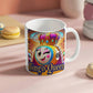 Bingo Queen - White Ceramic Mug 11oz. & 15oz. - Gift for Her