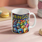 Bingo 01 - White Ceramic Mug 11oz. & 15oz. - Gift for Her - Gift for Him