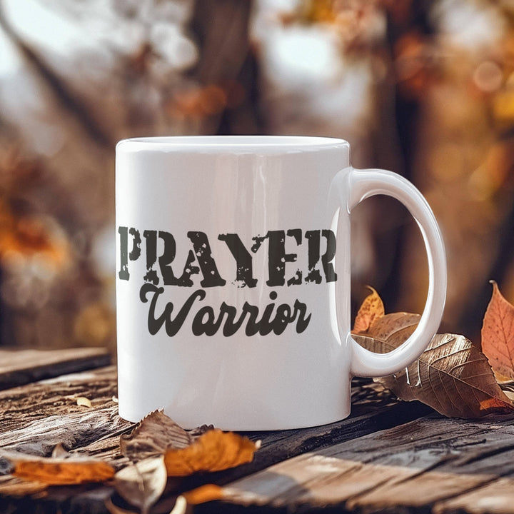 Prayer Warrior Ceramic Mug – Gift for Her - Gift for Him