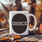 GRACE - White Ceramic Mug 11oz. & 15oz. - Gift for Her - Gift for Him