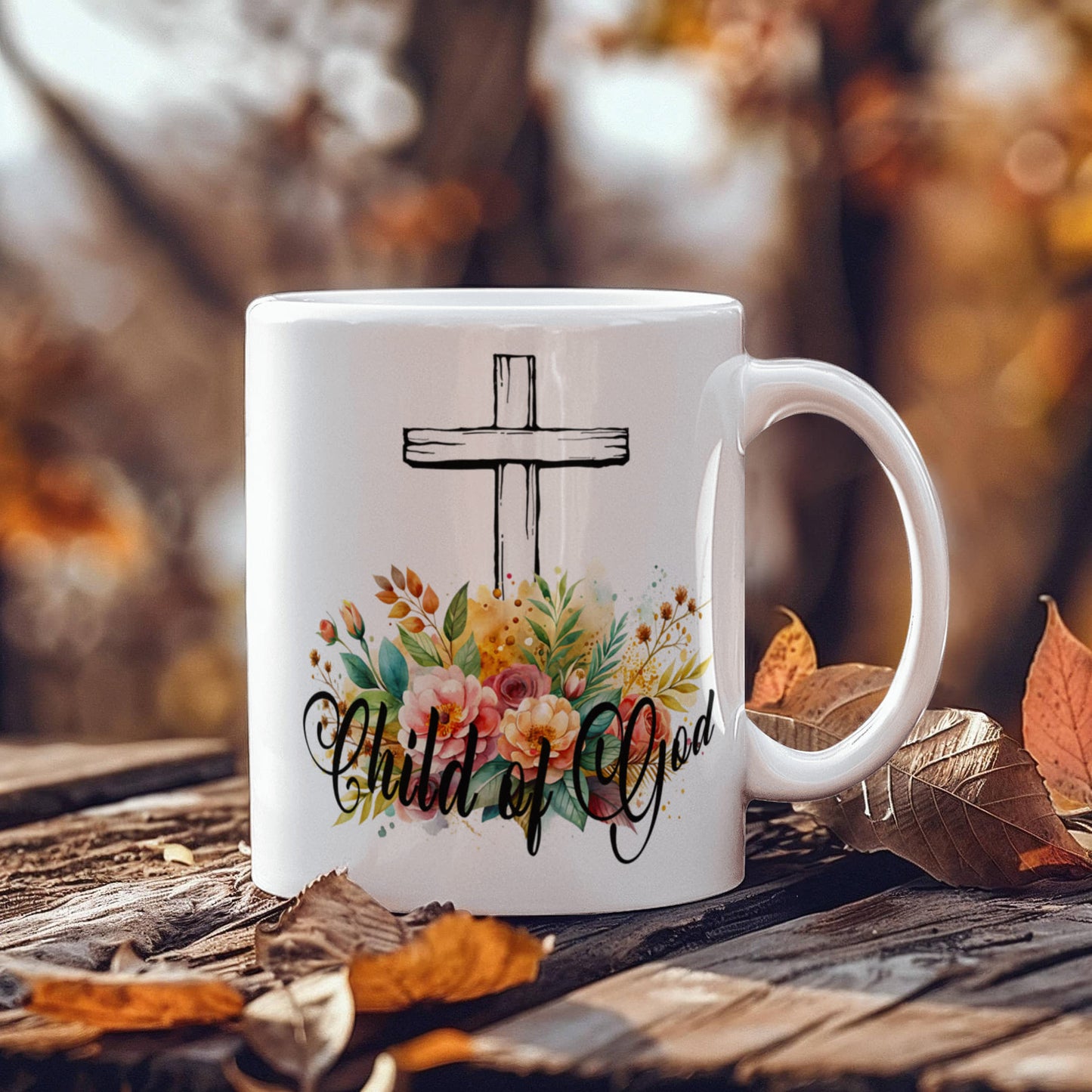Child Of God - White Ceramic Mug 11oz. & 15oz. - Gift for Her