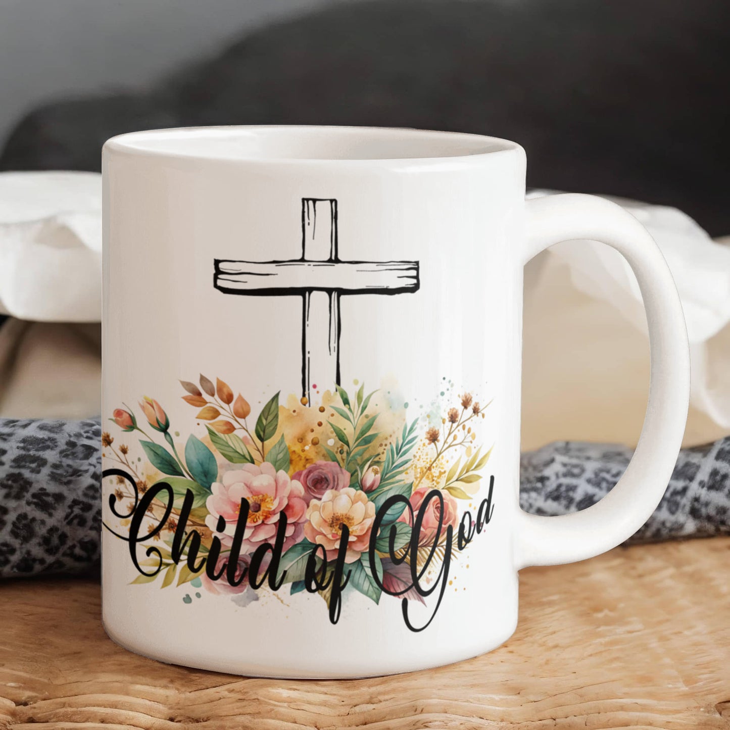 Child Of God - White Ceramic Mug 11oz. & 15oz. - Gift for Her