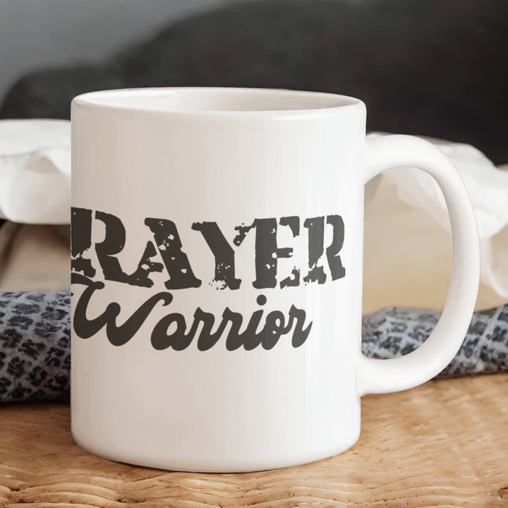 Prayer Warrior Ceramic Mug – Gift for Her - Gift for Him
