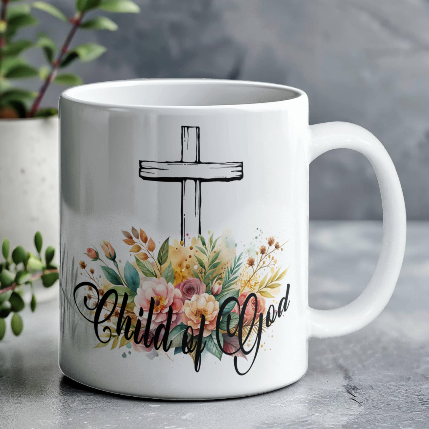 Child Of God - White Ceramic Mug 11oz. & 15oz. - Gift for Her
