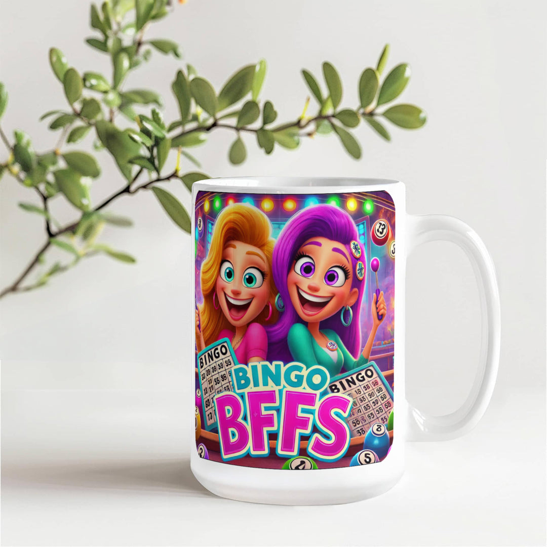 Bingo BFFS Ceramic Mug – Gift for Her