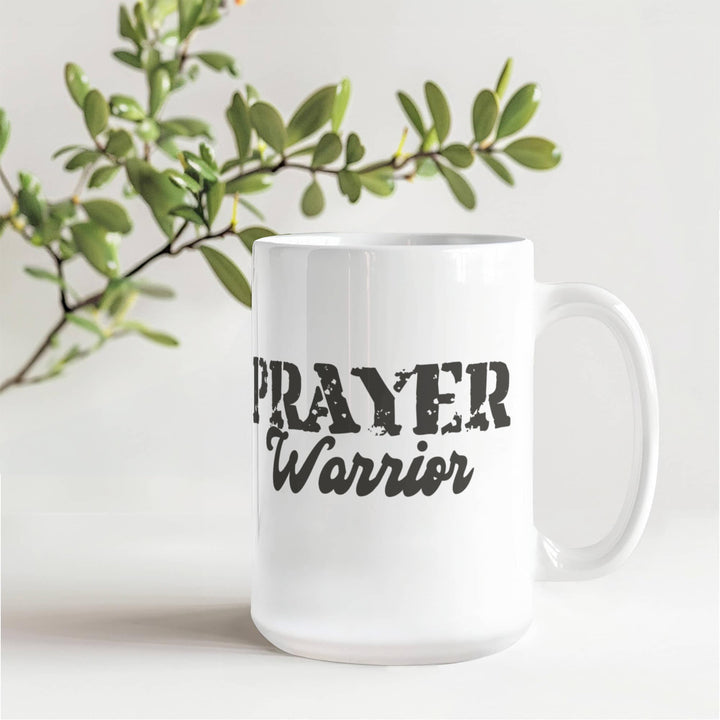 Prayer Warrior Ceramic Mug – Gift for Her - Gift for Him