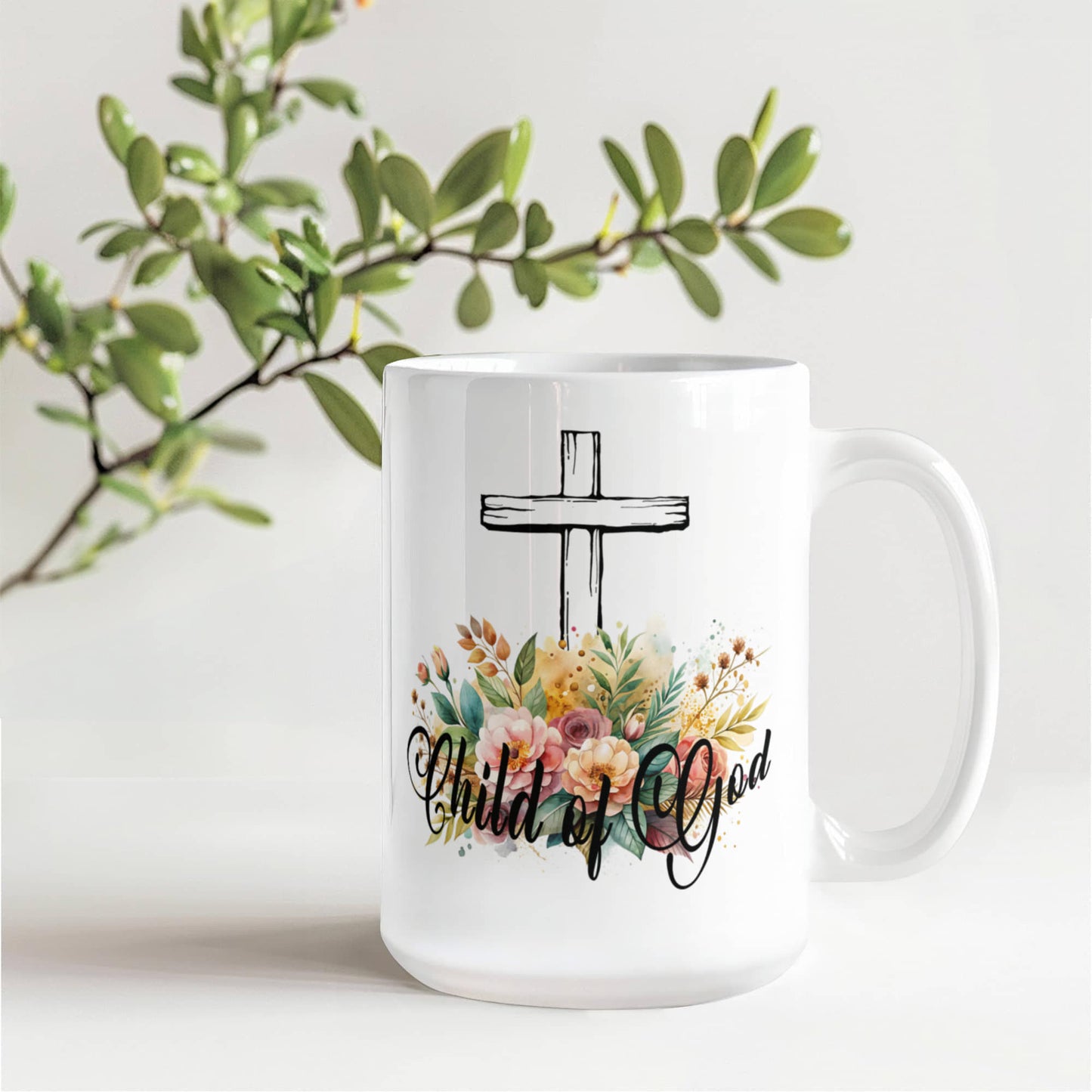 Child Of God - White Ceramic Mug 11oz. & 15oz. - Gift for Her
