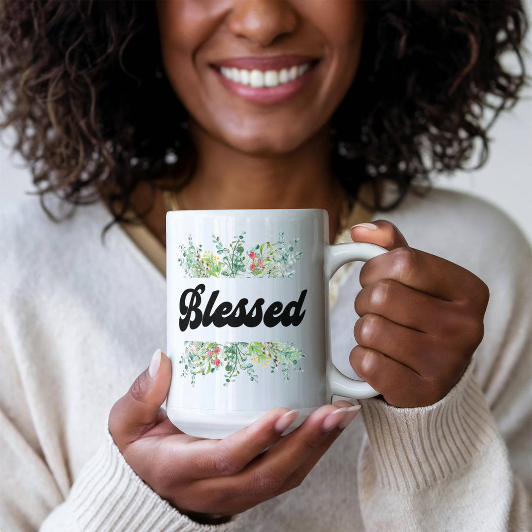 Blessed Ceramic Mug – Gift for Her