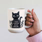 I Need Coffee Right Meow. - White Ceramic Mug 11oz. & 15oz. - Gift for Her - Gift for Him