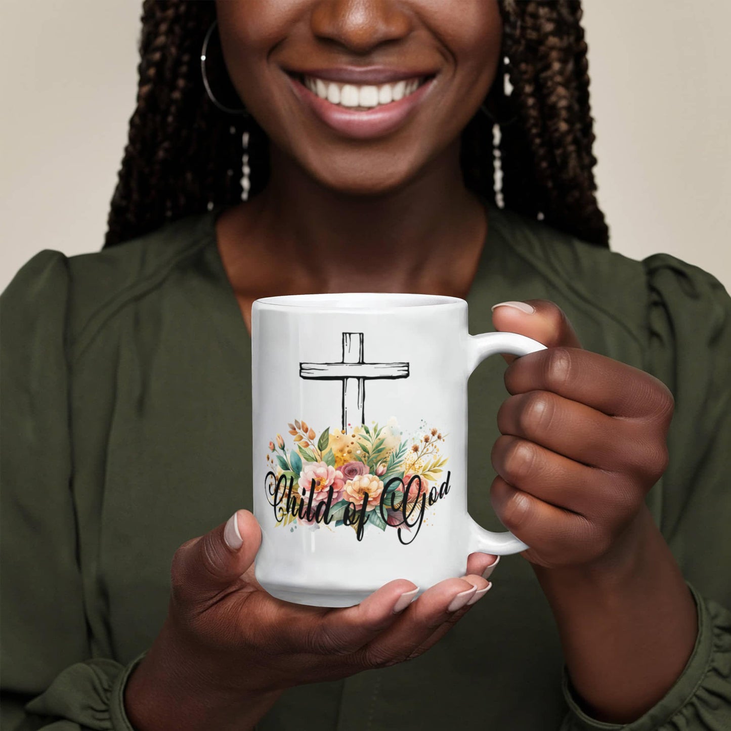 Child Of God - White Ceramic Mug 11oz. & 15oz. - Gift for Her