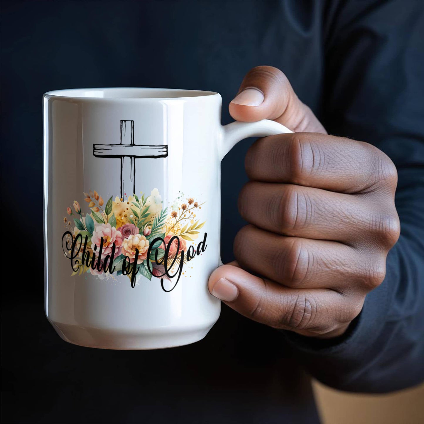 Child Of God - White Ceramic Mug 11oz. & 15oz. - Gift for Her