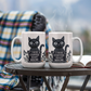 I Need Coffee Right Meow. - White Ceramic Mug 11oz. & 15oz. - Gift for Her - Gift for Him
