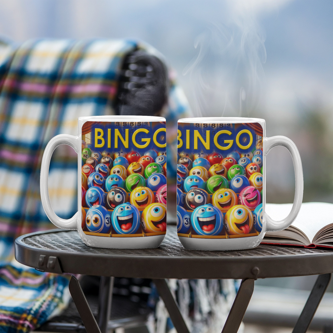 Bingo Ceramic Mug – Gift for Her - Gift for Him
