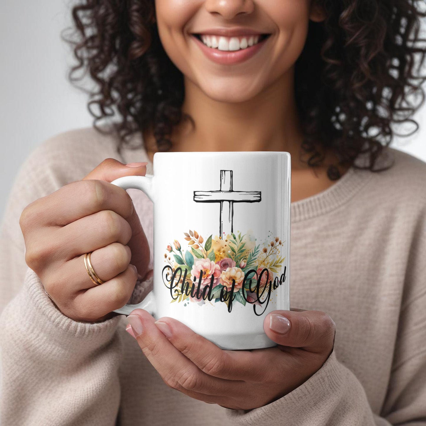 Child Of God - White Ceramic Mug 11oz. & 15oz. - Gift for Her