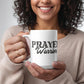 Prayer Warrior - White Ceramic Mug 11oz. & 15oz. - Gift for Her - Gift for Him