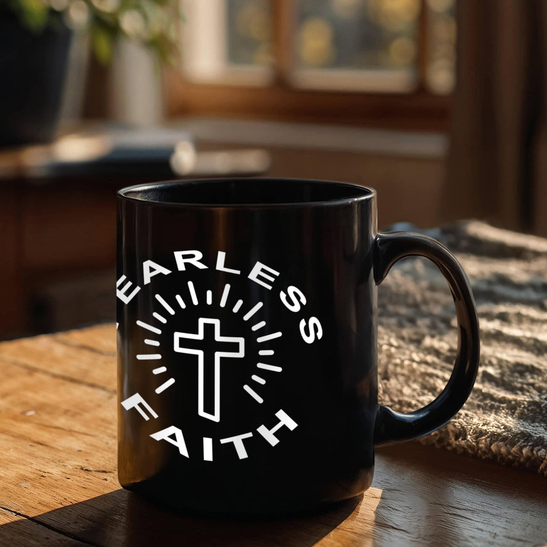 Fearless Faith Ceramic Mug – Gift for Her - Gift for Him