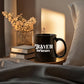 Prayer Warrior - Black Ceramic Mug 11oz. & 15oz. - Gift for Her - Gift for Him