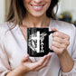 Keep The Faith 02 - Black Ceramic Mug 11oz. & 15oz. - Gift for Her - Gift for Him