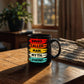 Bingo. Caller. Man. Myth. Legend. - Black Ceramic Mug - Gift for Him