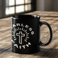 Fearless Faith - Black Ceramic Mug 11oz. & 15oz. - Gift for Her - Gift for Him