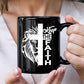 Keep The Faith 02 - Black Ceramic Mug 11oz. & 15oz. - Gift for Her - Gift for Him