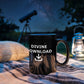 Divine Download - Black Ceramic Mug 11oz. & 15oz. - Gift for Her - Gift for Him