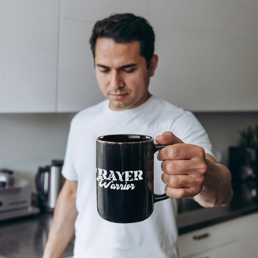 Prayer Warrior Ceramic Mug – Gift for Her - Gift for Him