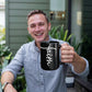 Faith (White) - Black Ceramic Mug 11oz. & 15oz. - Gift for Her - Gift for Him