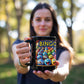 Bingo 01 - Black Ceramic Mug 11oz. & 15oz. - Gift for Her - Gift for Him