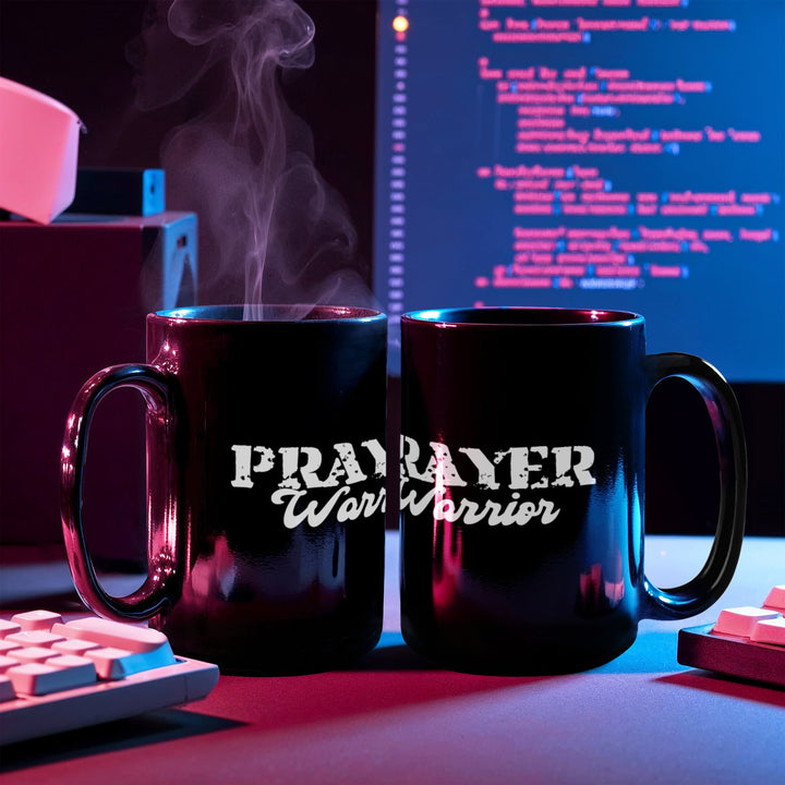 Prayer Warrior Ceramic Mug – Gift for Her - Gift for Him