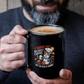 I Wake Up Because Of Coffee Not Because Of Work. - Black Ceramic Mug 11oz. & 15oz. - Gift for Her - Gift for Him