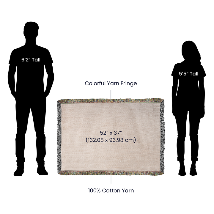 Dab Or Die – Woven Blanket – Gift for Her – Gift for Him