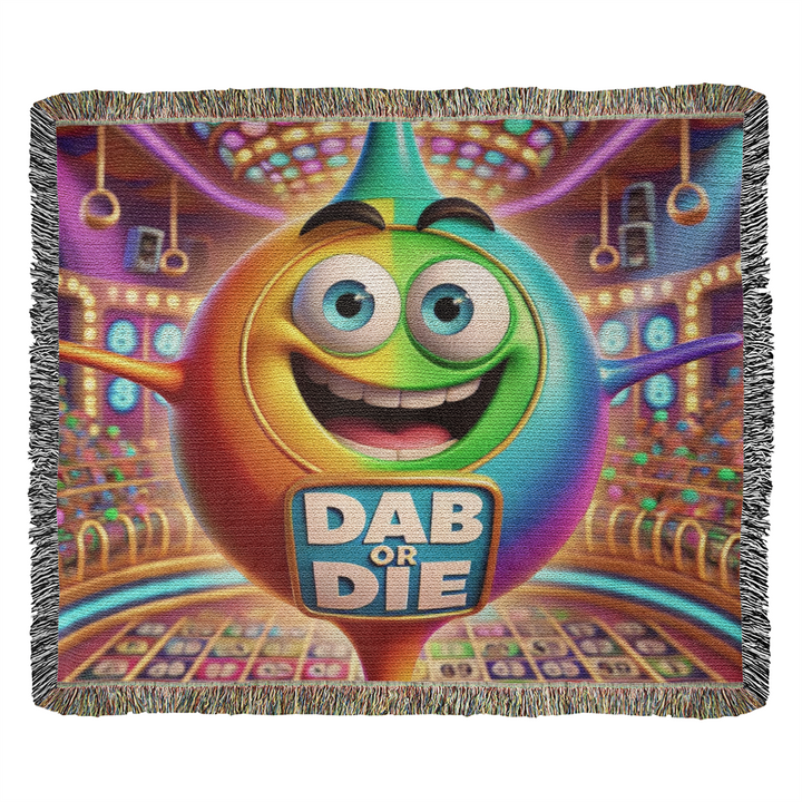 Dab Or Die Photo Heirloom Woven Blanket – Gift for Her - Gift for Him