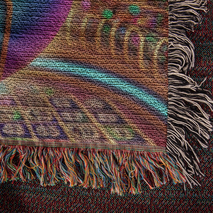 Dab Or Die – Woven Blanket – Gift for Her – Gift for Him