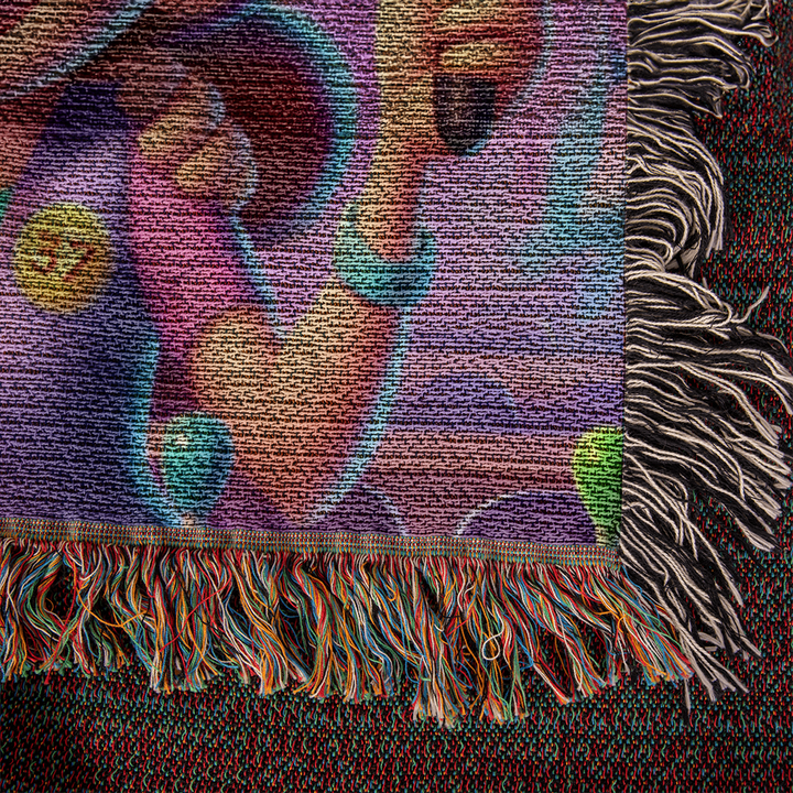 Bingo BFFS Photo Heirloom Woven Blanket – Gift for Her - Gift for Him