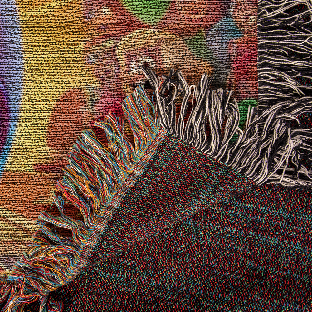 Daub Or Die – Woven Blanket – Gift for Her – Gift for Him