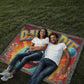 Daub Or Die - Heirloom Artwork Woven Blanket (Landscape) - Gift for Her - Gift for Him