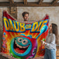 Daub Or Die - Heirloom Artwork Woven Blanket (Landscape) - Gift for Her - Gift for Him