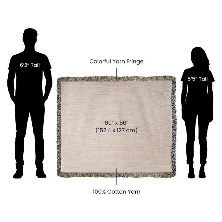 Dab Or Die – Woven Blanket – Gift for Her – Gift for Him