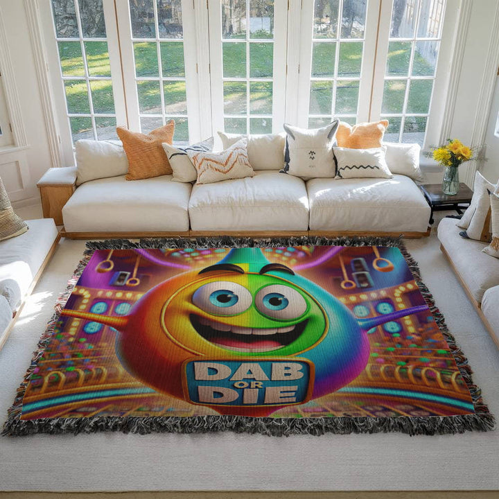 Dab Or Die – Woven Blanket – Gift for Her – Gift for Him