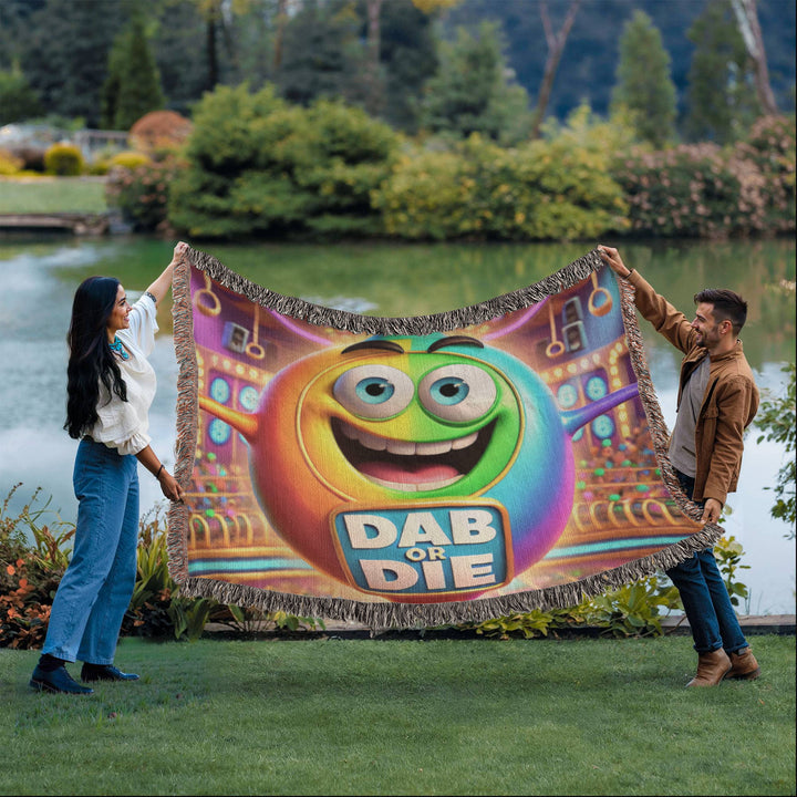 Dab Or Die Photo Heirloom Woven Blanket – Gift for Her - Gift for Him