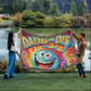 Daub Or Die - Heirloom Artwork Woven Blanket (Landscape) - Gift for Her - Gift for Him