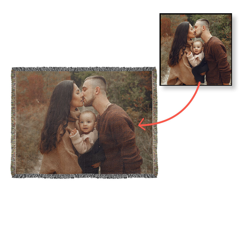 Dab Or Die Photo Heirloom Woven Blanket – Gift for Her - Gift for Him