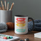 Bingo. Caller. Man. Myth. Legend.- Color Accent Mug - Gift for Him