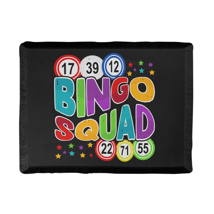 Bingo Squad Woven Blanket – Gift for Her - Gift for Him