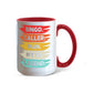 Bingo. Caller. Man. Myth. Legend.- Color Accent Mug - Gift for Him