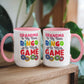 Grandma Is My Name Bingo Is My Game - Color Accent Mug - Gift for Grandma