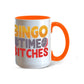 Bingo Time Bitches - Color Accent Mug - Gift for Her